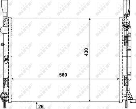 Wilmink Group WG1721947 - Радиатор, охлаждане на двигателя vvparts.bg