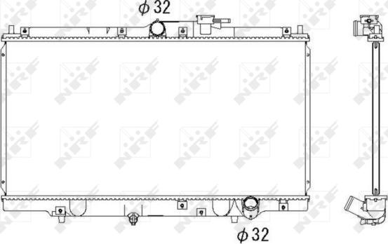 Wilmink Group WG1721923 - Радиатор, охлаждане на двигателя vvparts.bg