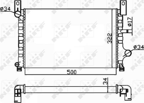 Wilmink Group WG1721411 - Радиатор, охлаждане на двигателя vvparts.bg