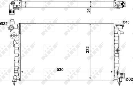 Wilmink Group WG1721485 - Радиатор, охлаждане на двигателя vvparts.bg