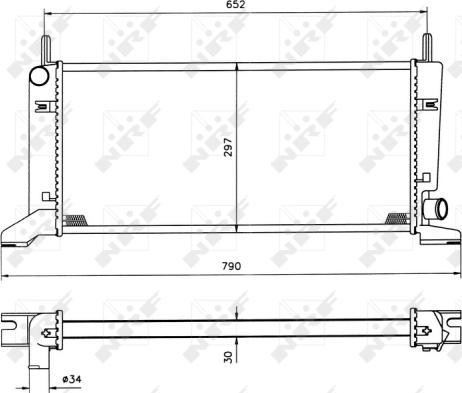 Wilmink Group WG1721482 - Радиатор, охлаждане на двигателя vvparts.bg