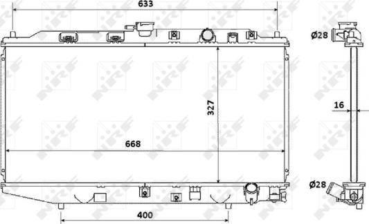 Wilmink Group WG1721436 - Радиатор, охлаждане на двигателя vvparts.bg