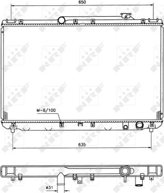 Wilmink Group WG1721432 - Радиатор, охлаждане на двигателя vvparts.bg