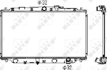 Wilmink Group WG1721437 - Радиатор, охлаждане на двигателя vvparts.bg