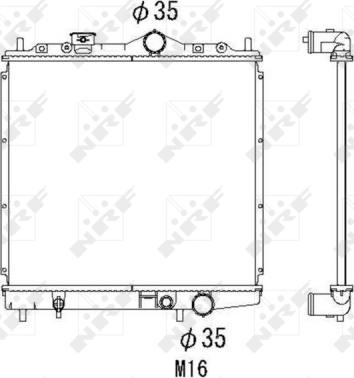 Wilmink Group WG1721423 - Радиатор, охлаждане на двигателя vvparts.bg