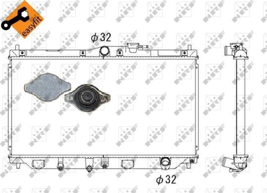 Wilmink Group WG1721478 - Радиатор, охлаждане на двигателя vvparts.bg