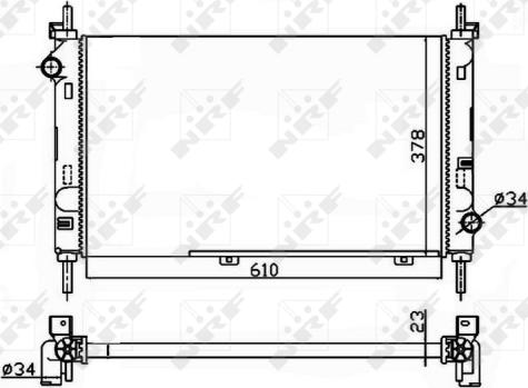 Wilmink Group WG1721514 - Радиатор, охлаждане на двигателя vvparts.bg