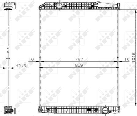 Wilmink Group WG1721533 - Радиатор, охлаждане на двигателя vvparts.bg