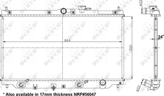 Wilmink Group WG1721694 - Радиатор, охлаждане на двигателя vvparts.bg