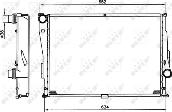 Wilmink Group WG1721659 - Радиатор, охлаждане на двигателя vvparts.bg