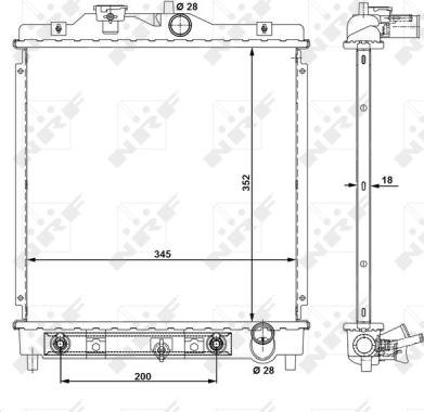 Wilmink Group WG1721667 - Радиатор, охлаждане на двигателя vvparts.bg