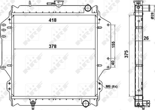 Wilmink Group WG1721601 - Радиатор, охлаждане на двигателя vvparts.bg