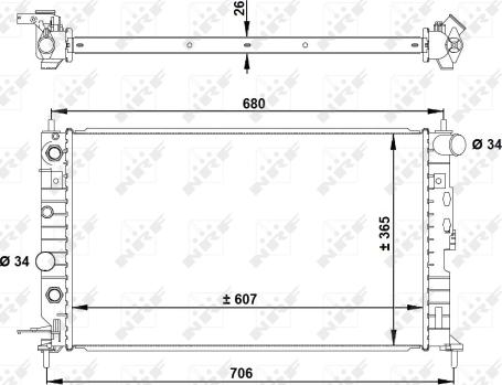 Wilmink Group WG1721167 - Радиатор, охлаждане на двигателя vvparts.bg