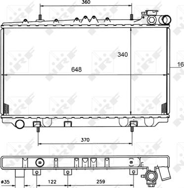 Wilmink Group WG1721131 - Радиатор, охлаждане на двигателя vvparts.bg