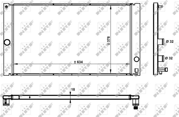 Wilmink Group WG1721340 - Радиатор, охлаждане на двигателя vvparts.bg