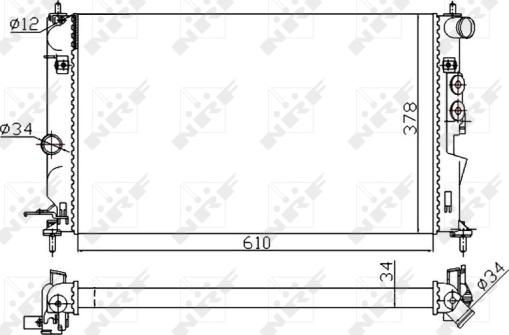 Wilmink Group WG1721384 - Радиатор, охлаждане на двигателя vvparts.bg