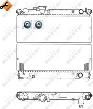 Wilmink Group WG1721261 - Радиатор, охлаждане на двигателя vvparts.bg