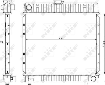 Wilmink Group WG1721286 - Радиатор, охлаждане на двигателя vvparts.bg