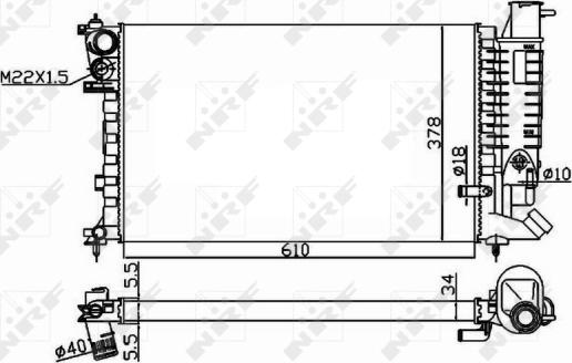 Wilmink Group WG1721280 - Радиатор, охлаждане на двигателя vvparts.bg