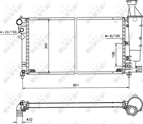 Wilmink Group WG1721281 - Радиатор, охлаждане на двигателя vvparts.bg