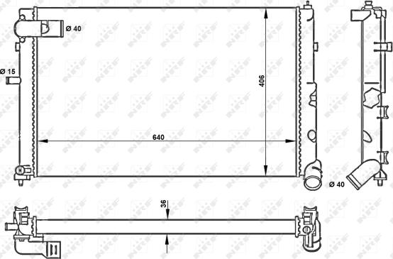 Wilmink Group WG1721279 - Радиатор, охлаждане на двигателя vvparts.bg