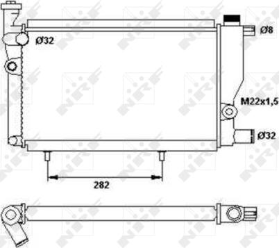 Wilmink Group WG1721765 - Радиатор, охлаждане на двигателя vvparts.bg