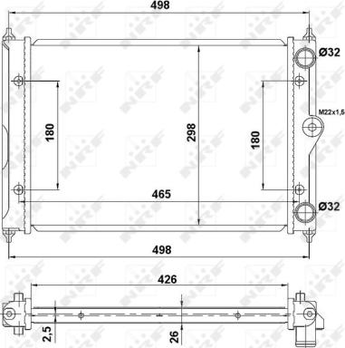 Wilmink Group WG1721700 - Радиатор, охлаждане на двигателя vvparts.bg