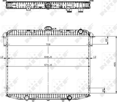 Wilmink Group WG1721710 - Радиатор, охлаждане на двигателя vvparts.bg