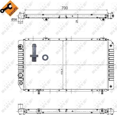 Wilmink Group WG1721788 - Радиатор, охлаждане на двигателя vvparts.bg