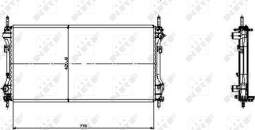 Wilmink Group WG1721739 - Радиатор, охлаждане на двигателя vvparts.bg