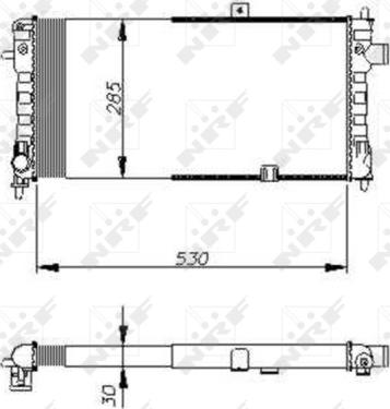 Wilmink Group WG1723492 - Радиатор, охлаждане на двигателя vvparts.bg