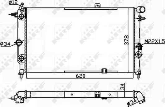 Wilmink Group WG1723593 - Радиатор, охлаждане на двигателя vvparts.bg