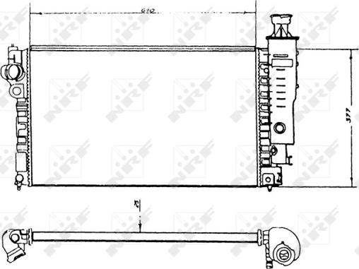 Wilmink Group WG1723553 - Радиатор, охлаждане на двигателя vvparts.bg