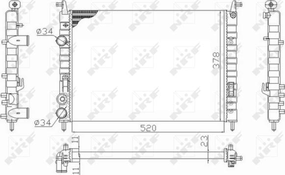 Wilmink Group WG1723504 - Радиатор, охлаждане на двигателя vvparts.bg