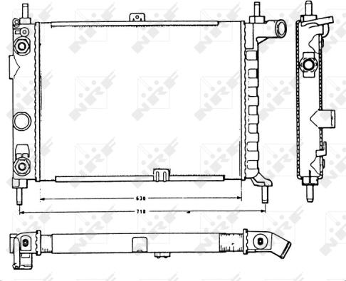 Wilmink Group WG1723503 - Радиатор, охлаждане на двигателя vvparts.bg