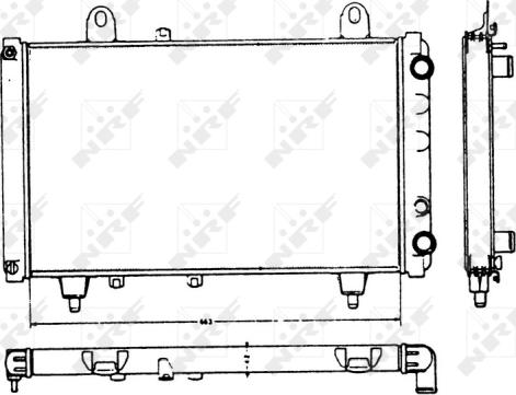 Wilmink Group WG1723511 - Радиатор, охлаждане на двигателя vvparts.bg