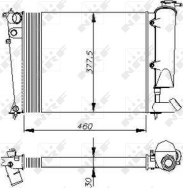 Wilmink Group WG1723534 - Радиатор, охлаждане на двигателя vvparts.bg