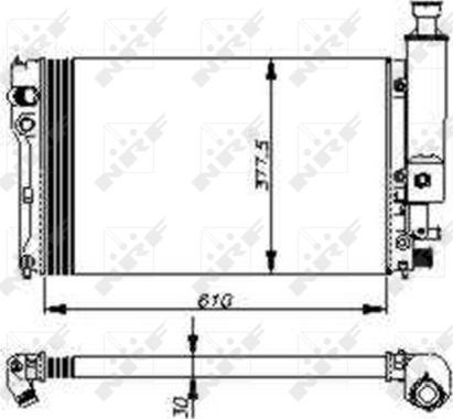 Wilmink Group WG1723528 - Радиатор, охлаждане на двигателя vvparts.bg