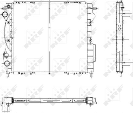 Wilmink Group WG1723570 - Радиатор, охлаждане на двигателя vvparts.bg