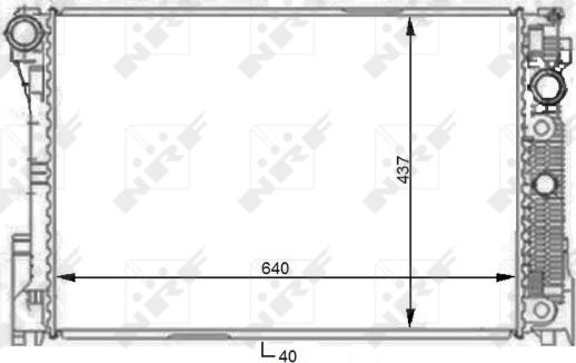 Wilmink Group WG1723639 - Радиатор, охлаждане на двигателя vvparts.bg