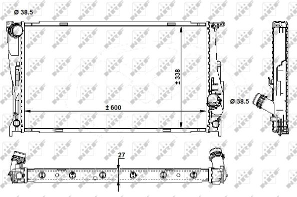 Wilmink Group WG1723672 - Радиатор, охлаждане на двигателя vvparts.bg