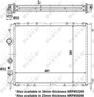 Wilmink Group WG1723050 - Радиатор, охлаждане на двигателя vvparts.bg