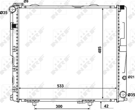 Wilmink Group WG1723028 - Радиатор, охлаждане на двигателя vvparts.bg