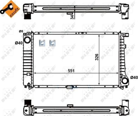 Wilmink Group WG1723074 - Радиатор, охлаждане на двигателя vvparts.bg