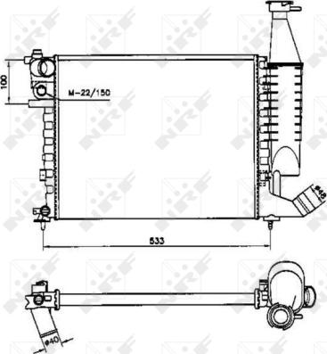 Wilmink Group WG1723169 - Радиатор, охлаждане на двигателя vvparts.bg