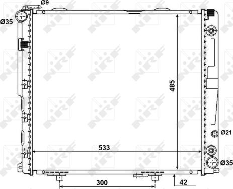 Wilmink Group WG1723163 - Радиатор, охлаждане на двигателя vvparts.bg