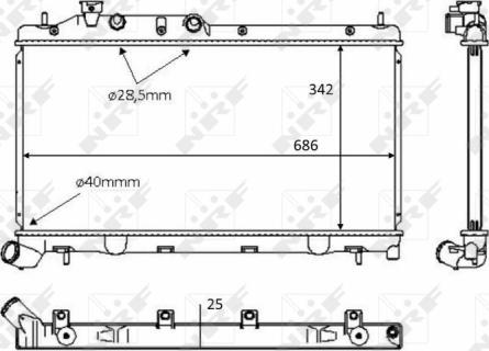 Wilmink Group WG1723340 - Радиатор, охлаждане на двигателя vvparts.bg