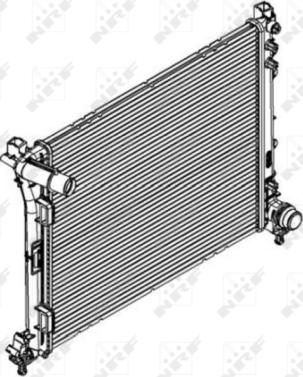 Wilmink Group WG1723379 - Радиатор, охлаждане на двигателя vvparts.bg