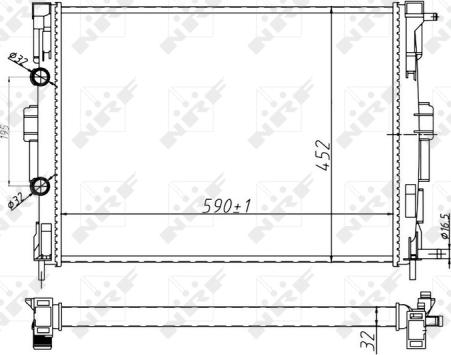 Wilmink Group WG1723290 - Радиатор, охлаждане на двигателя vvparts.bg