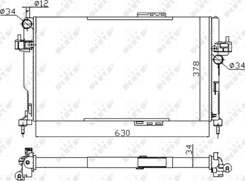 Wilmink Group WG1723252 - Радиатор, охлаждане на двигателя vvparts.bg